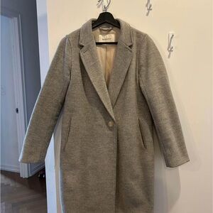 Babaton Light Gray Trench Coat